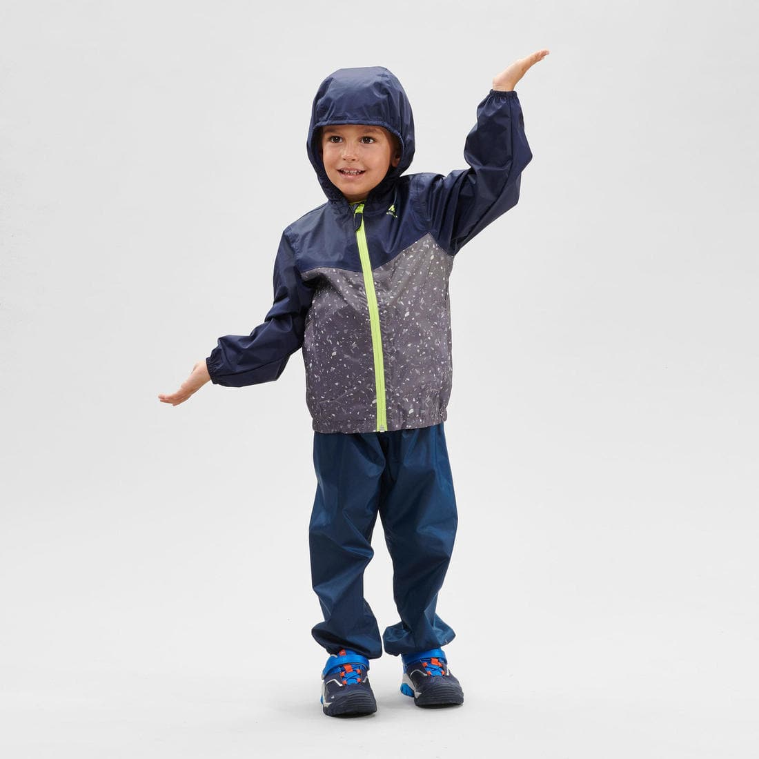 SURPANTALON IMPERMÉABLE DE RANDONNÉE ENFANT - MH100 KID - 2-6 ANS