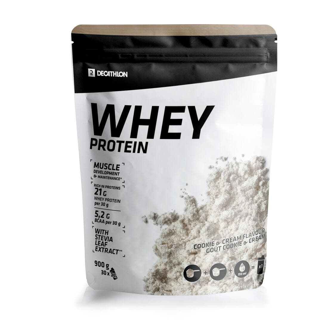 Whey protein cookies & cream 900g