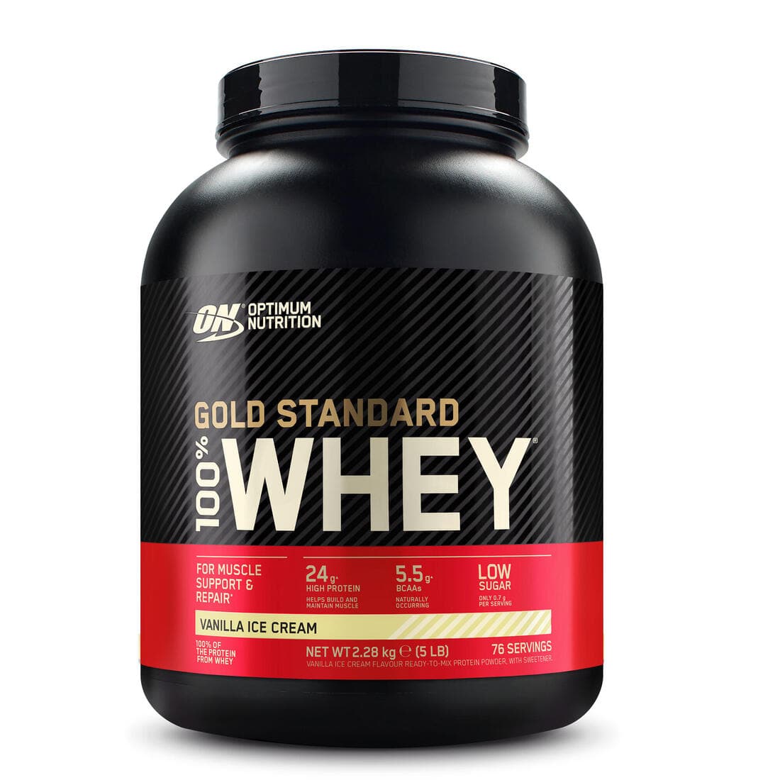 Proteine whey gold standard vanille ice cream 2,2kg