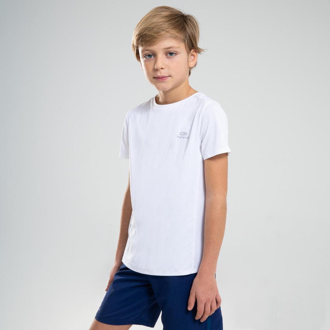 T-shirt multisport respirant enfant mixte, Blanc