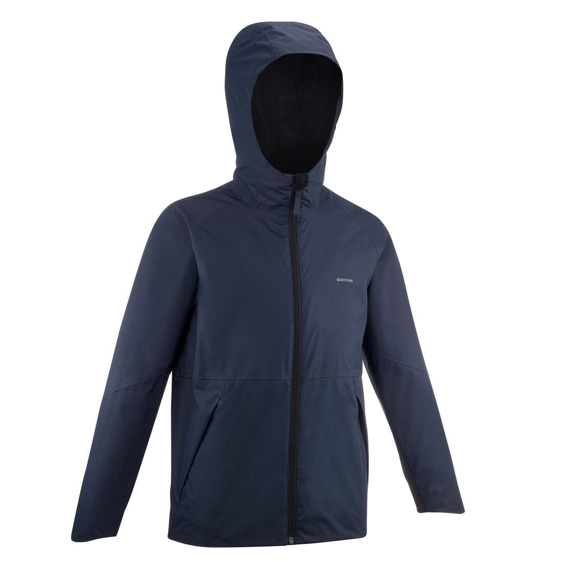 Veste imperméable de randonnée - MH500 grise et - enfant 7-15 ans