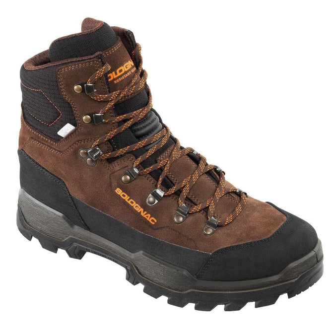 





CHAUSSURES CHASSE IMPERMEABLES RESISTANTES MARRON CROSSHUNT 500, photo 1 of 18