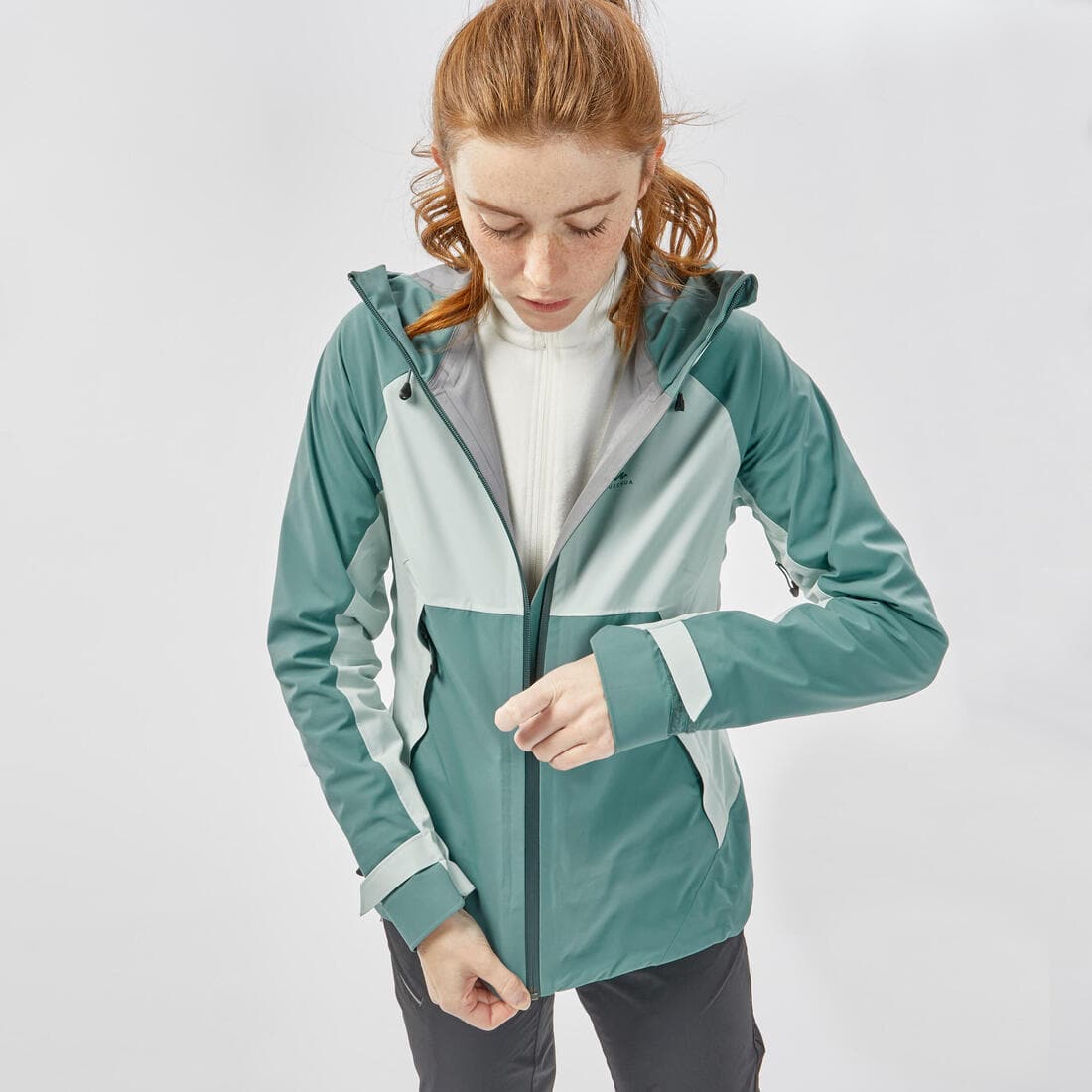 Veste imperméable de randonnée montagne - MH500 - Femme