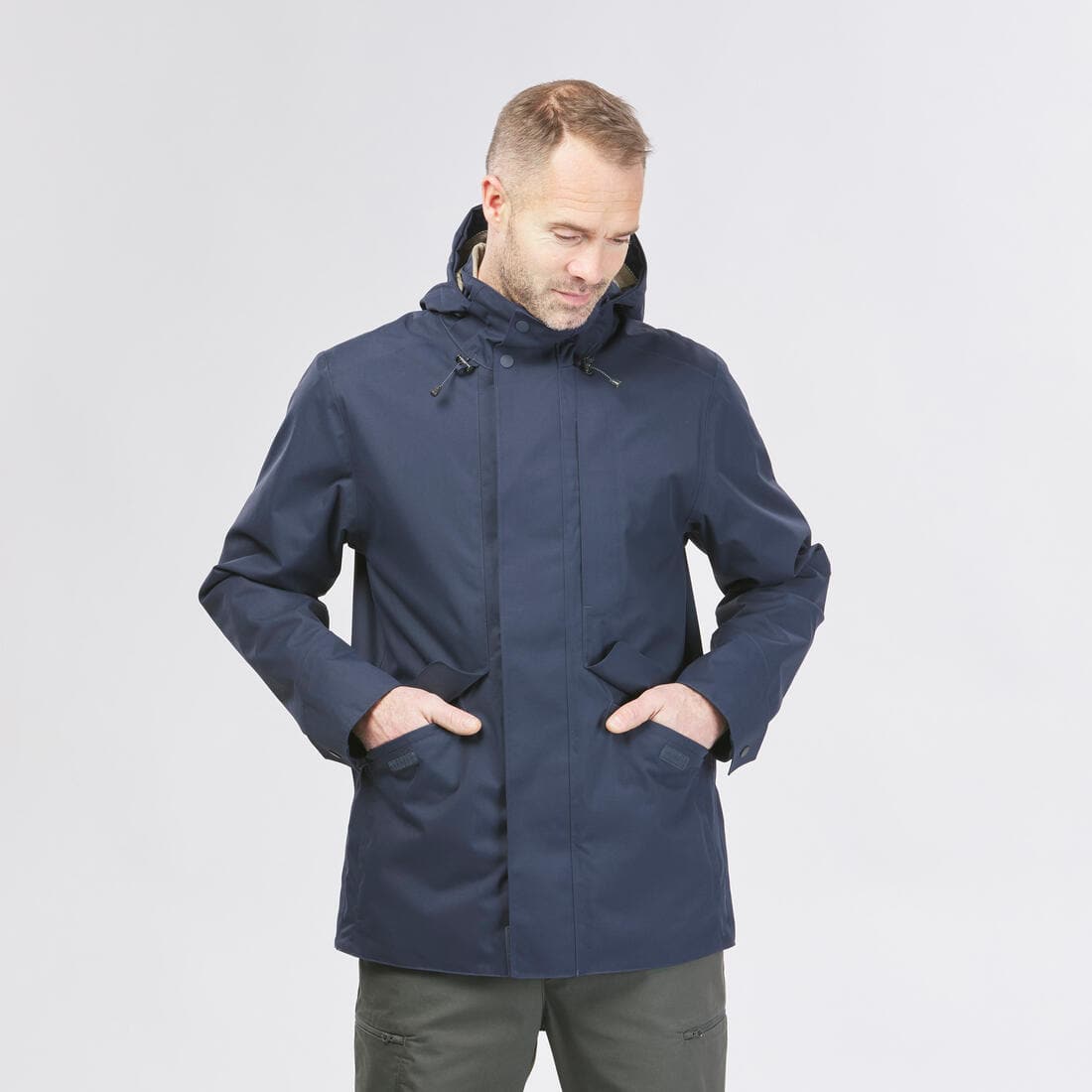 Veste imperméable de randonnée - NH550 Imper - Homme