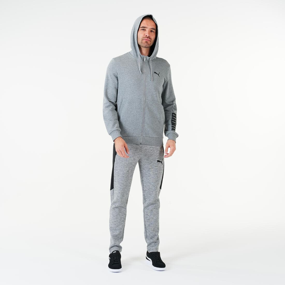 Sweat à capuche zippé Gamme Active PUMA - HOMME