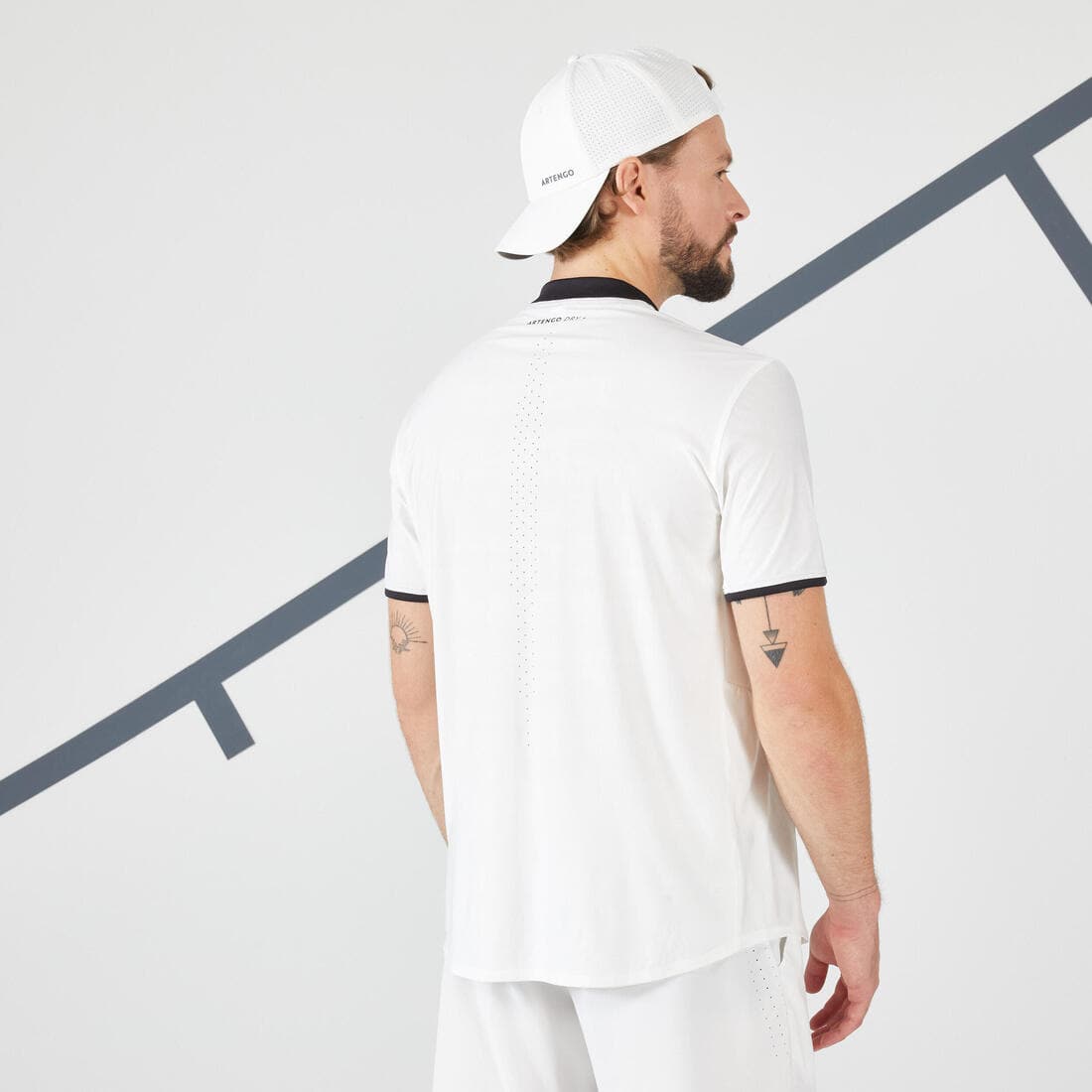 T-shirt tennis manches courtes Homme - ARTENGO DRY+