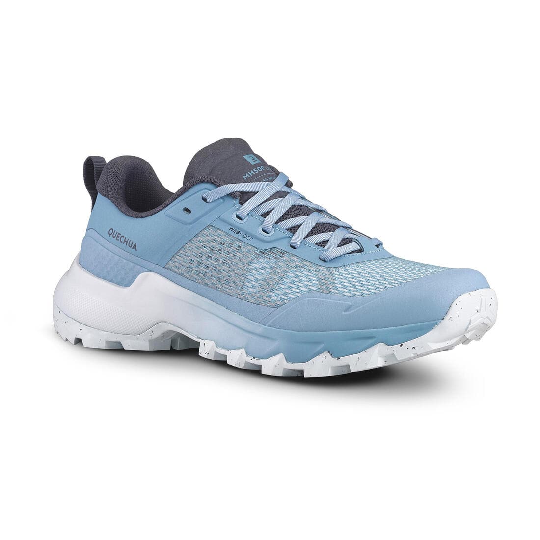 Chaussures de randonnée montagne - MH500 LIGHT bleu - femme