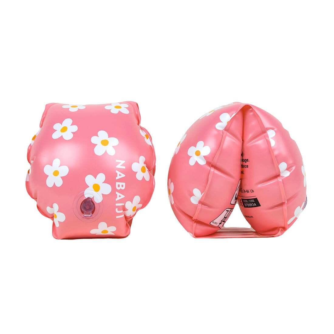 Brassards de piscine enfants rose imprimé "fleurs " 11-30 kg