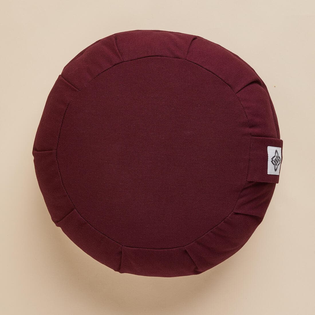 ZAFU / COUSSIN ROND  DE YOGA ET MEDITATION GRIS CHINE