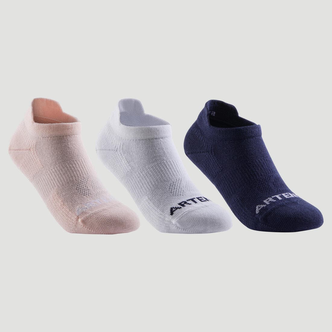 CHAUSSETTES TENNIS ENFANT BASSES ARTENGO RS 160 LOT DE 3