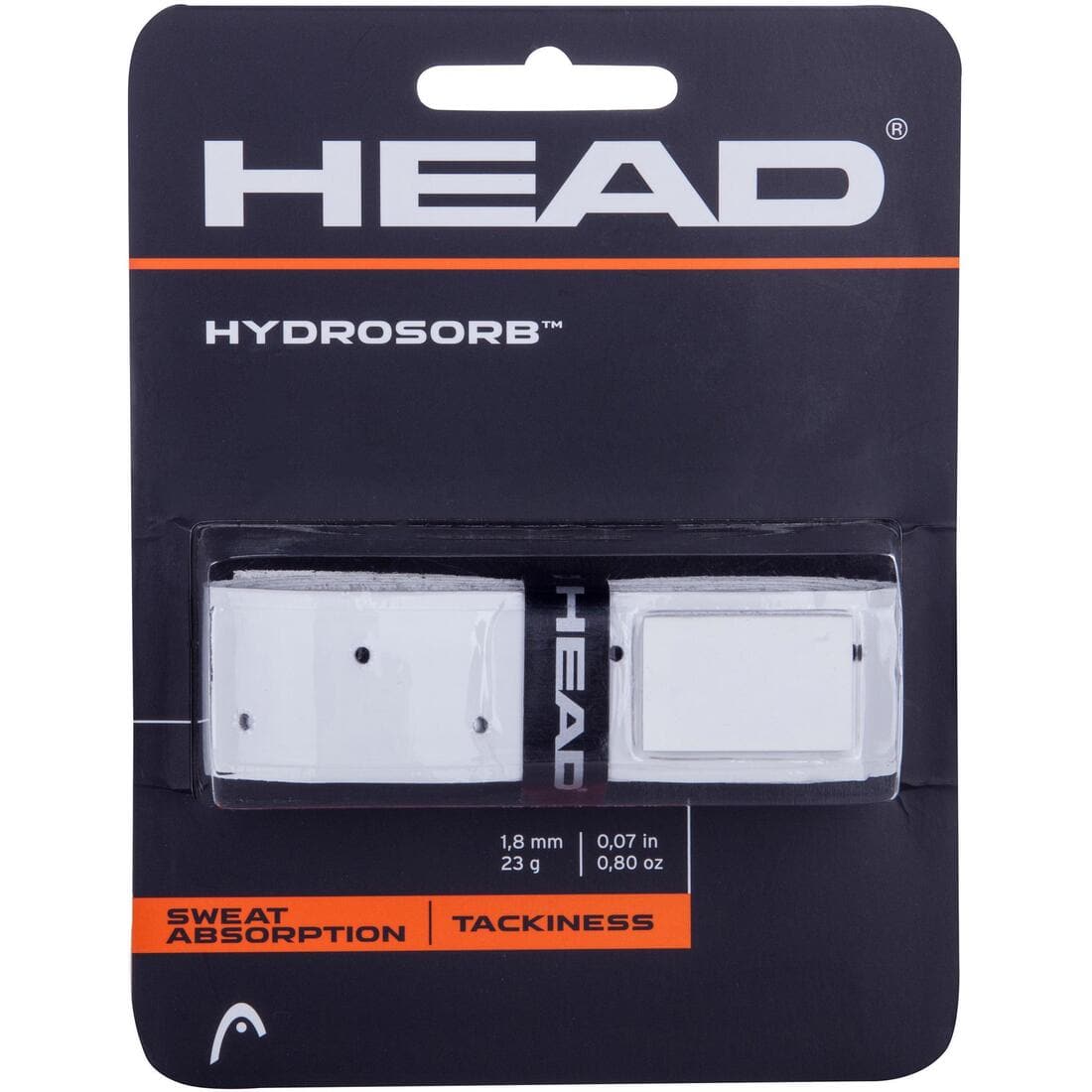 GRIP DE RAQUETTE DE TENNIS HEAD HYDROSORB BLANC