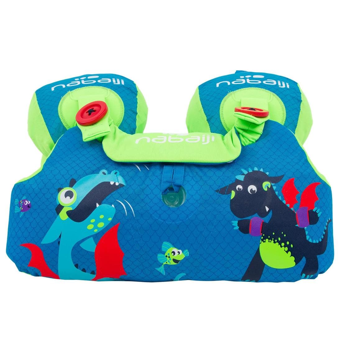 Brassards-ceinture piscine évolutif TISWIM enfant bleu "DRAGON"