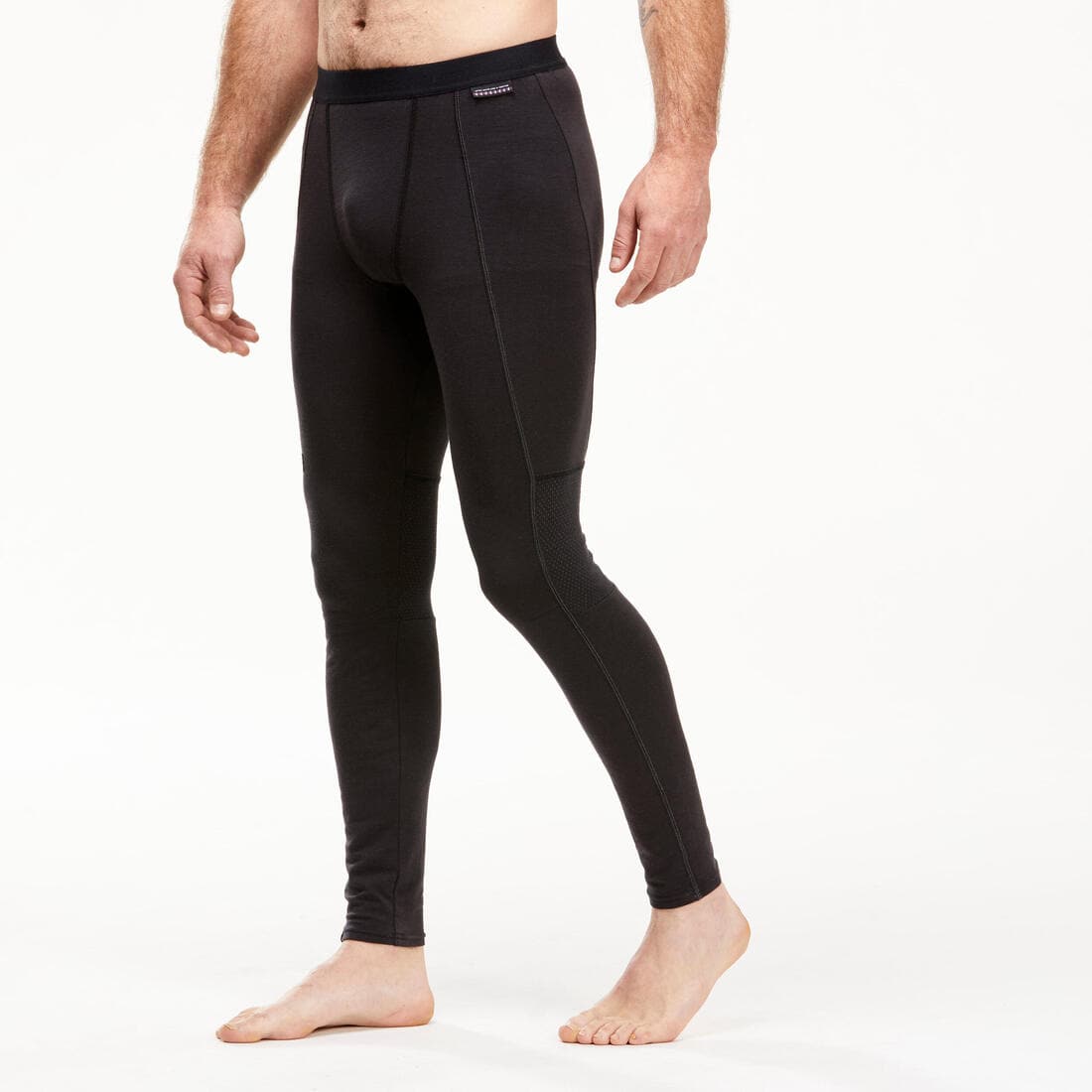 Collant / Legging sous-vêtement en laine mérinos de trek montagne Homme - MT500