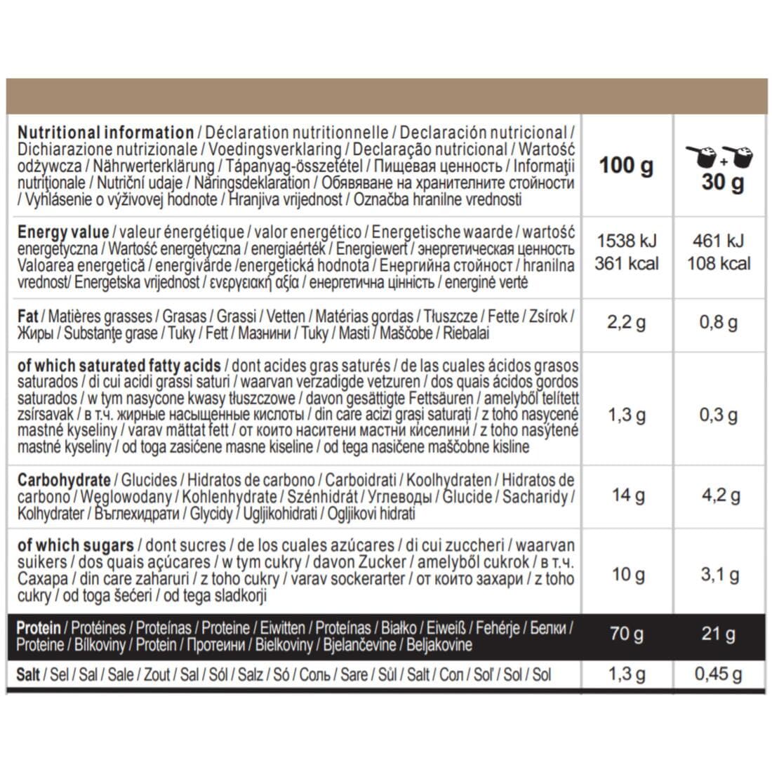 Whey protein cookies & cream 450g