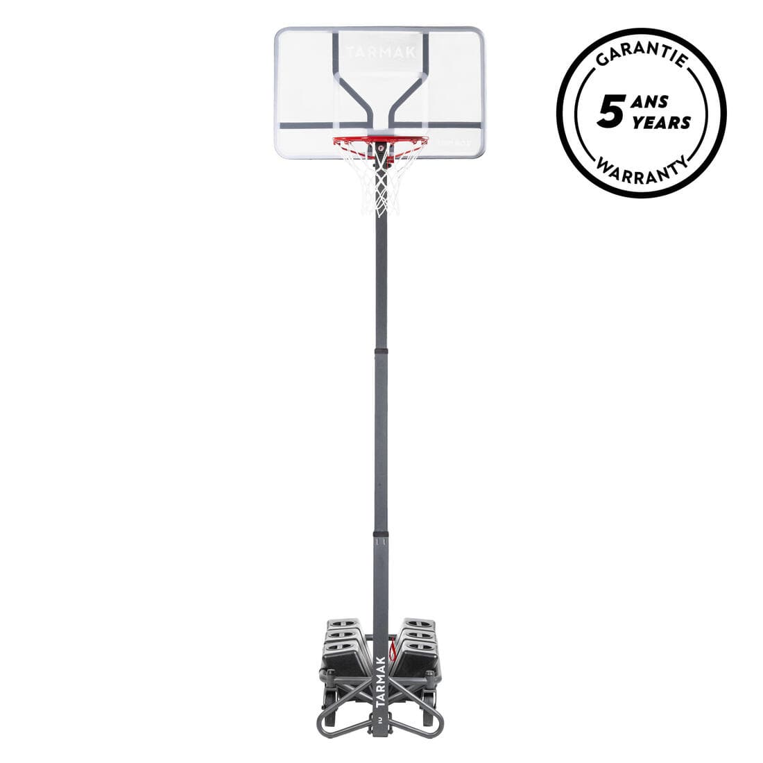 Panier de basket pliable sur roue réglable de 2,40m à 3,05m - B500 Easy Box