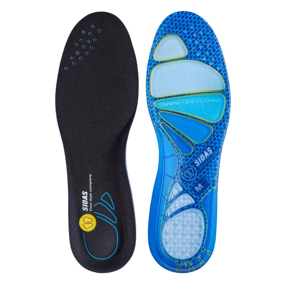 Semelles CUSHIONING GEL bleue