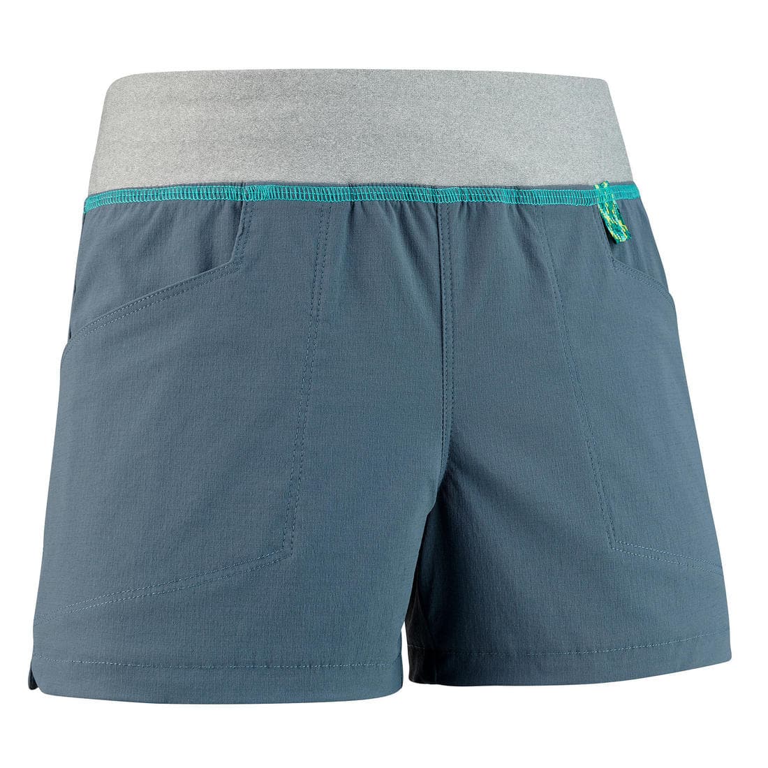 Short de randonnée enfant -  MH500 gris foncé - 7 15 ans