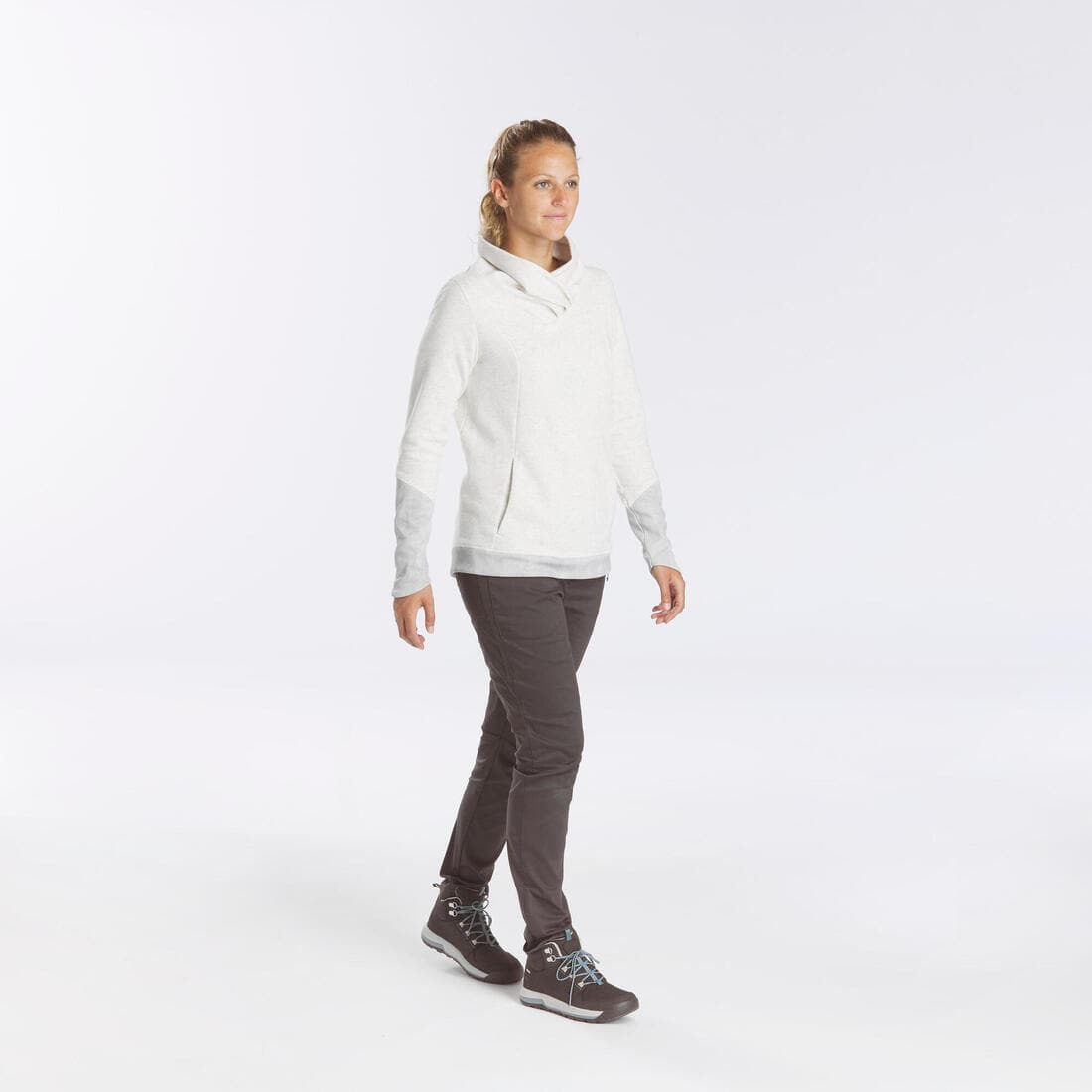 Pull de randonnée nature - NH500 - Femme