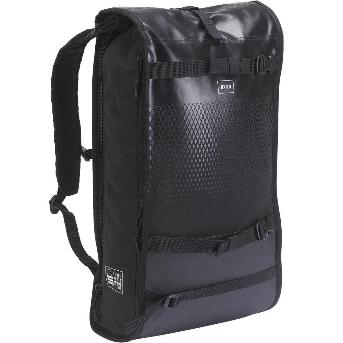 SAC A DOS SKATE BG500 ROLLTOP 25 LITRES NOIR