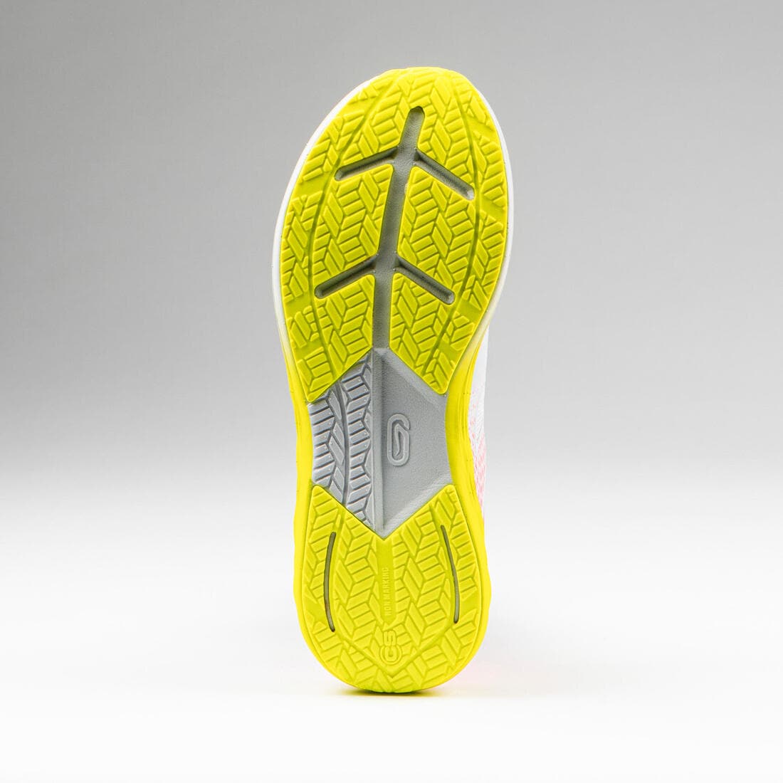 Chaussures de running Enfant -  Kiprun fast noires jaunes