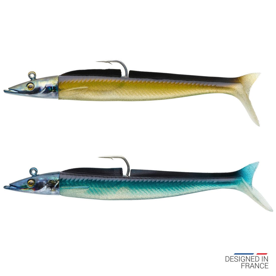 COMBO leurres souples shad lançon EELO 150 18gr FLASHY