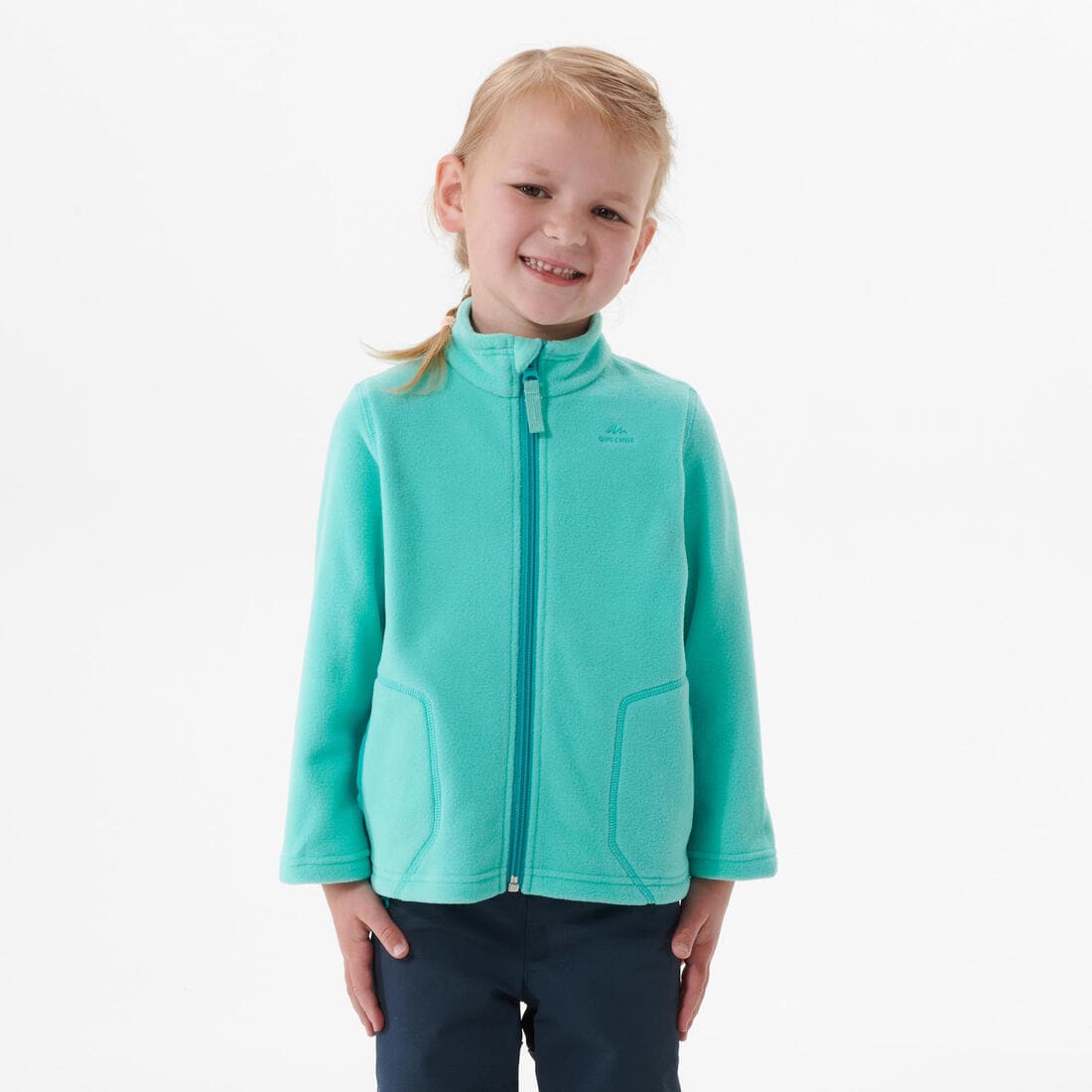 Veste polaire de randonnée - MH150 violette - enfant 2-6 ans