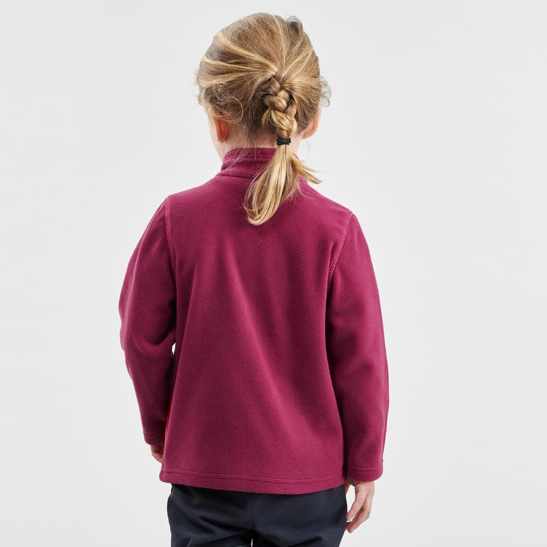 Veste polaire de randonnée - MH150 violette - enfant 2-6 ans