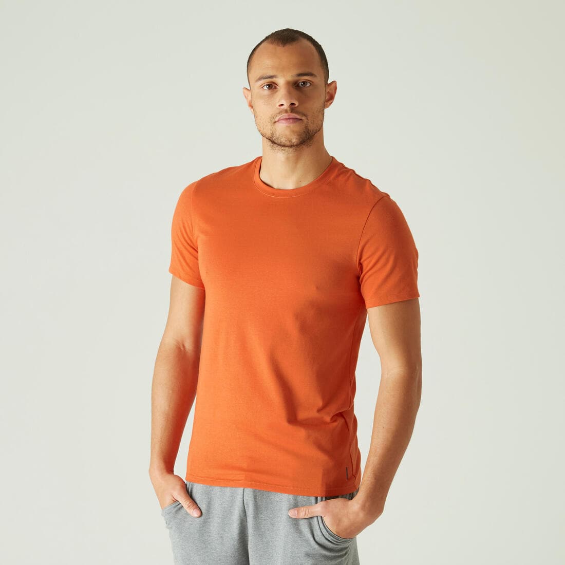 T-shirt slim en coton Homme