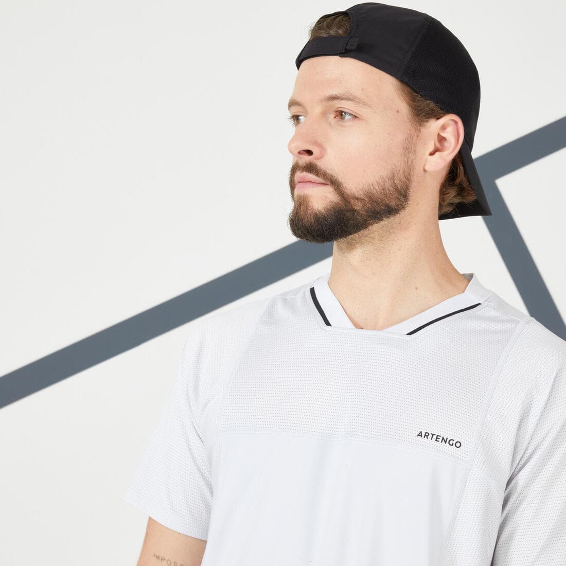 T-shirt tennis manches courtes Homme - ARTENGO DRYVN