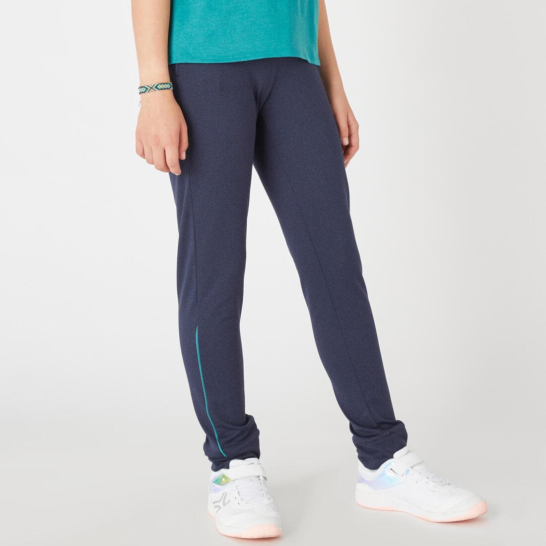 Pantalon fille enfant synthétique respirant - S500 marine