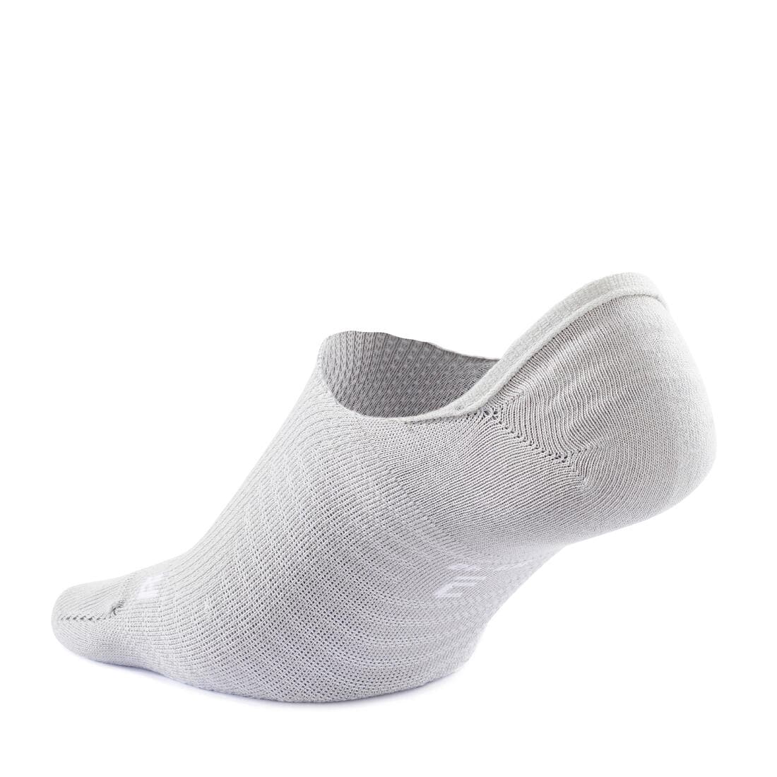 Chaussettes de marche invisibles blanches grises - lot de 2 paires