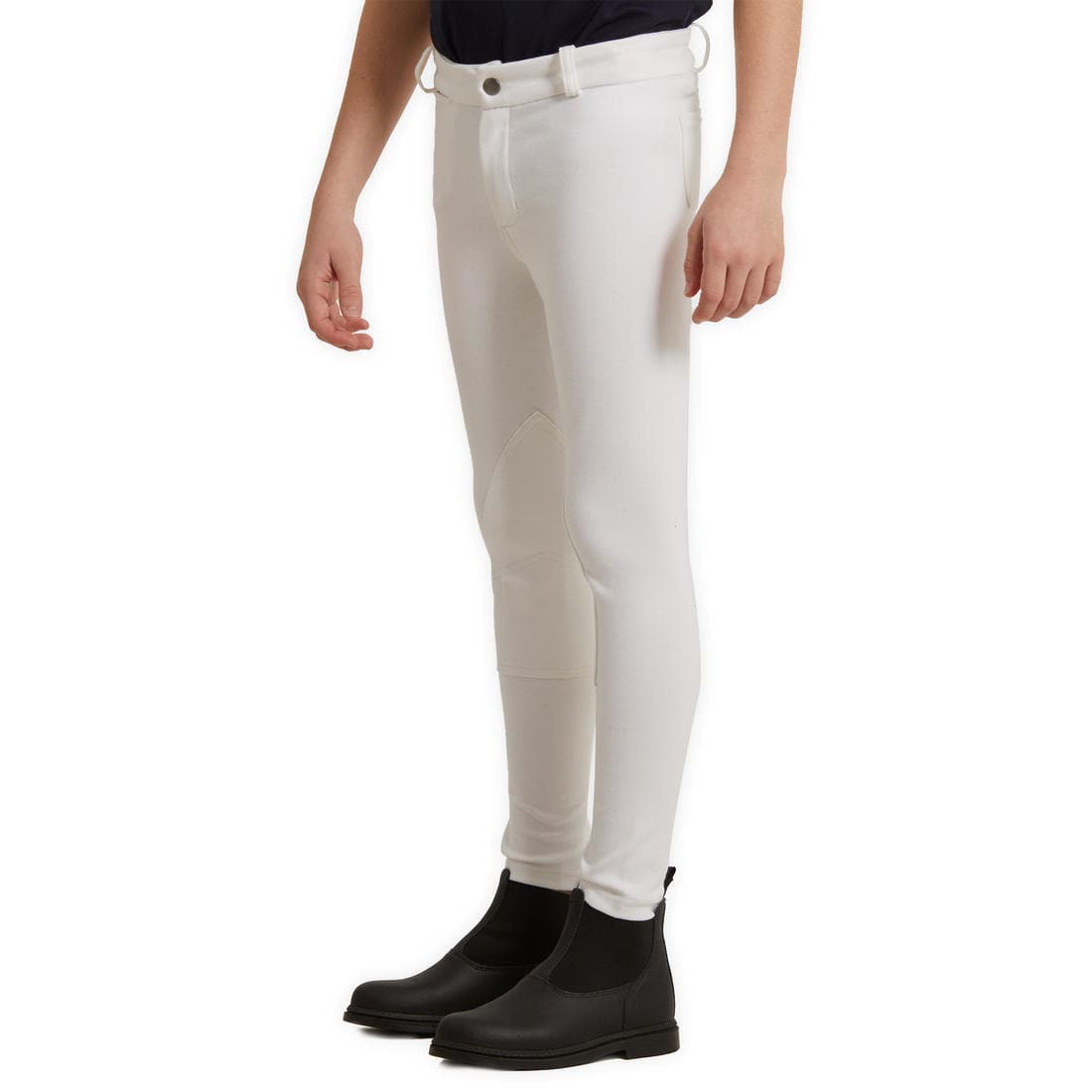 Pantalon de concours équitation Enfant - 100 blanc