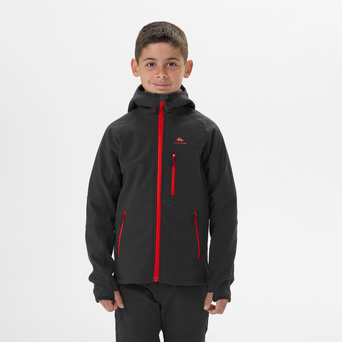 Veste softshell de randonnée enfant - mh900 tw - 7-15 ans