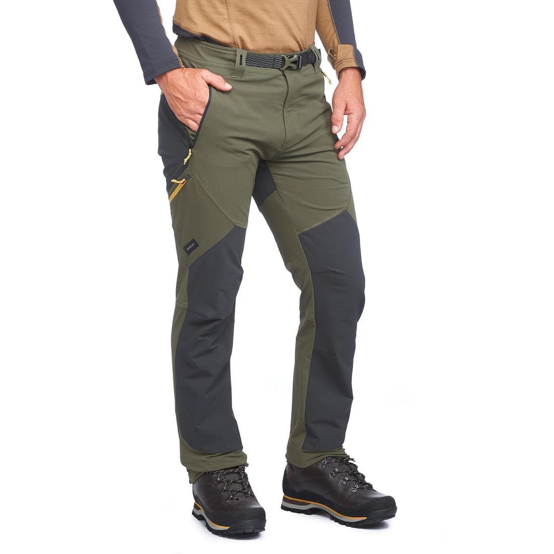 Pantalon déperlant et coupe vent de trek montagne - MT900 homme