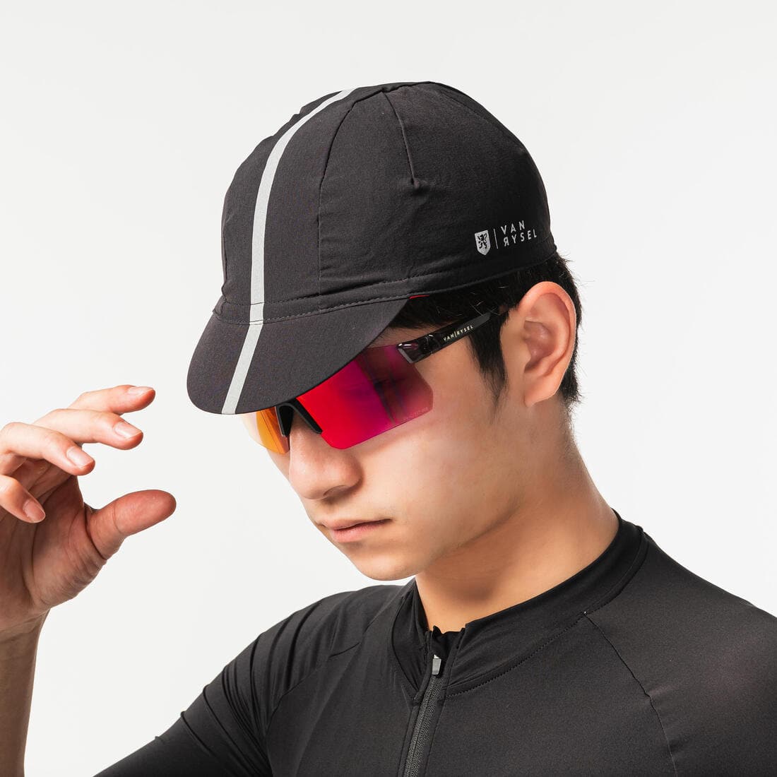 Casquette vélo ROADR 520 Ultralight noire