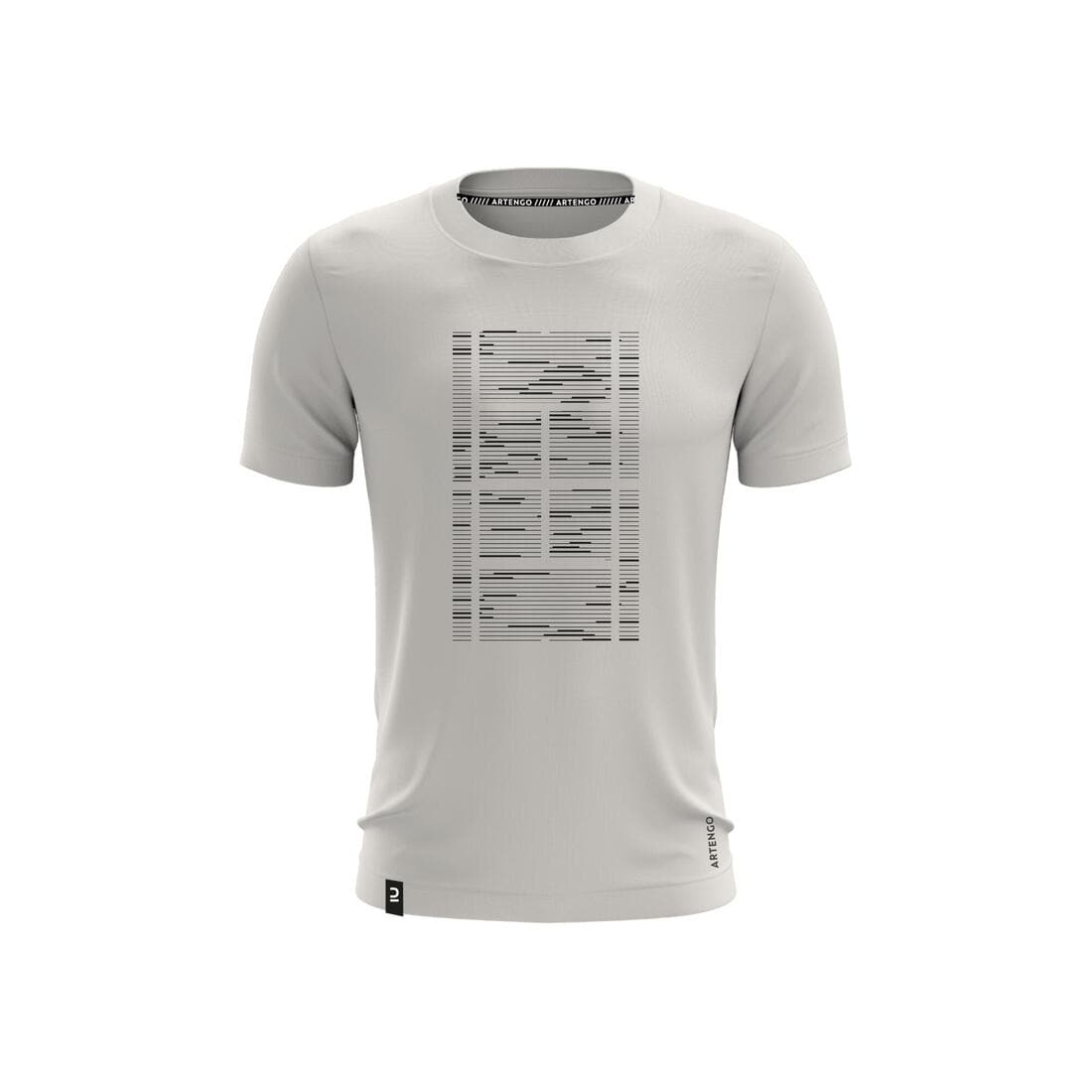 T-shirt de tennis homme - tts soft blanc cassé