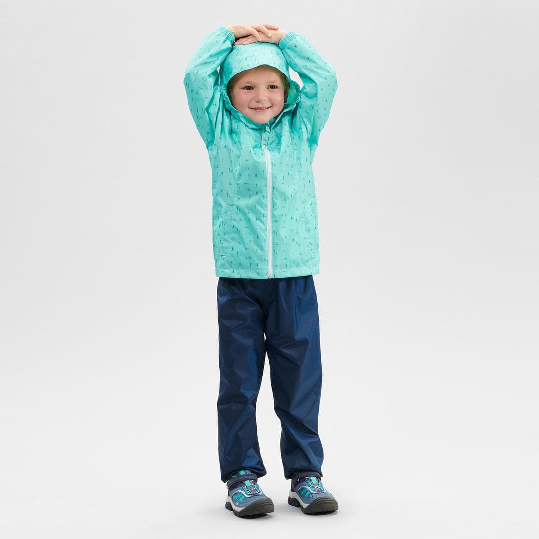 SURPANTALON IMPERMÉABLE DE RANDONNÉE ENFANT - MH100 KID - 2-6 ANS