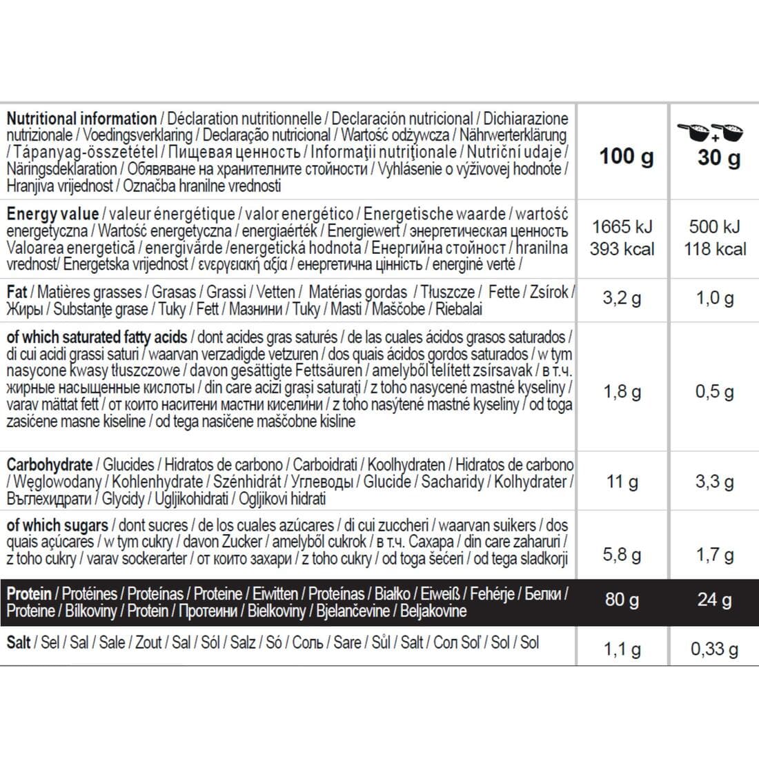 WHEY PROTEINE ISOLATE VANILLE 900 G