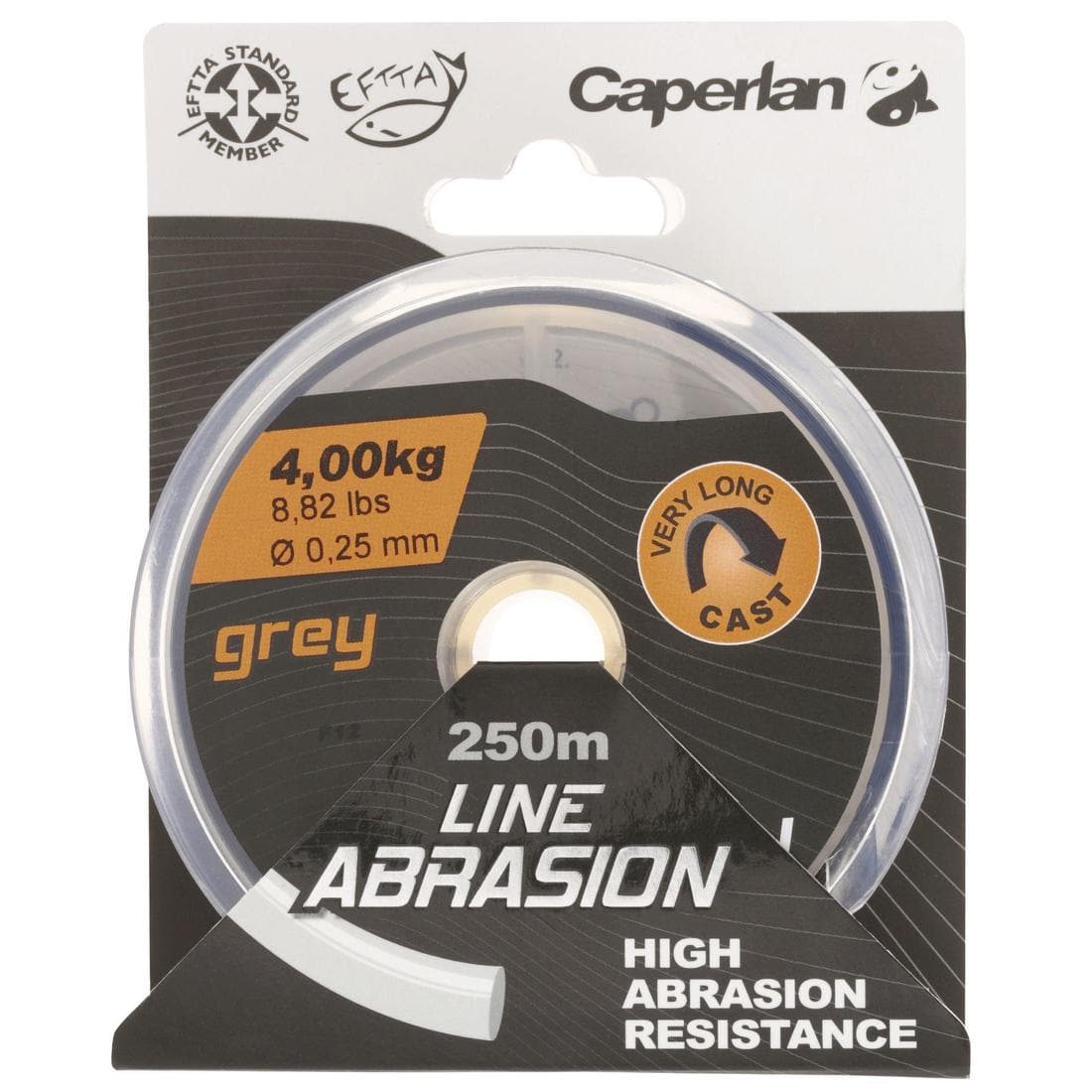 FIL DE PÊCHE LINE ABRASION GREY 250 M