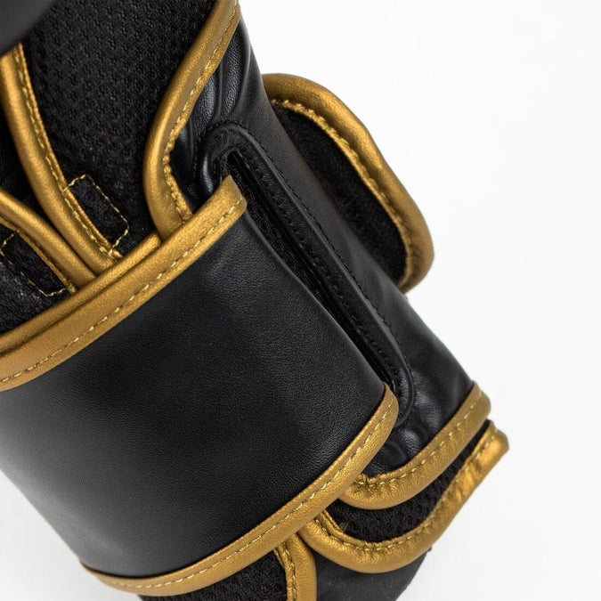 GANTS DE BOXE EVERLAST POWERLOCK NOIR/OR pour les clubs et collectivités