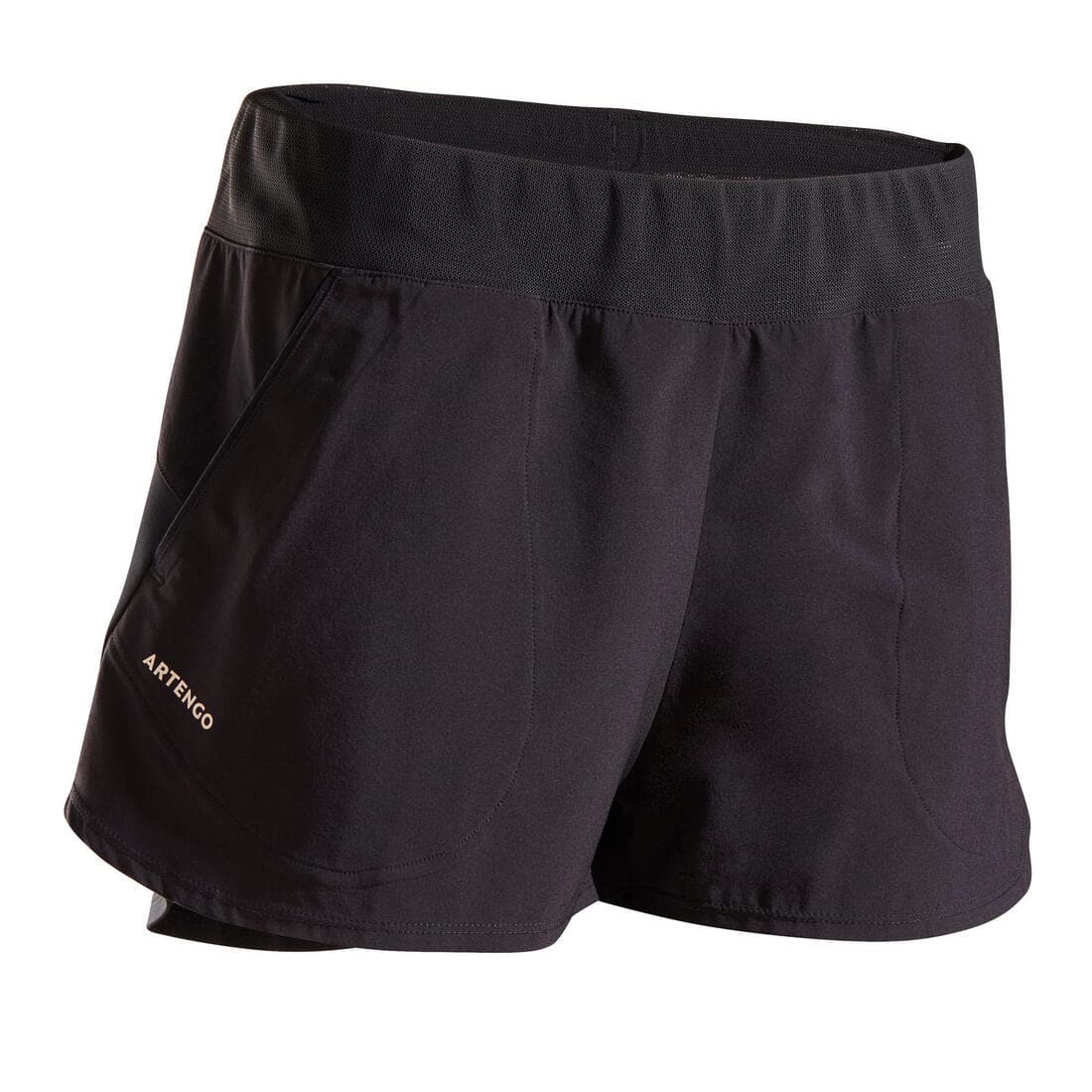 Short tennis dry soft à poche femme - Dry 500