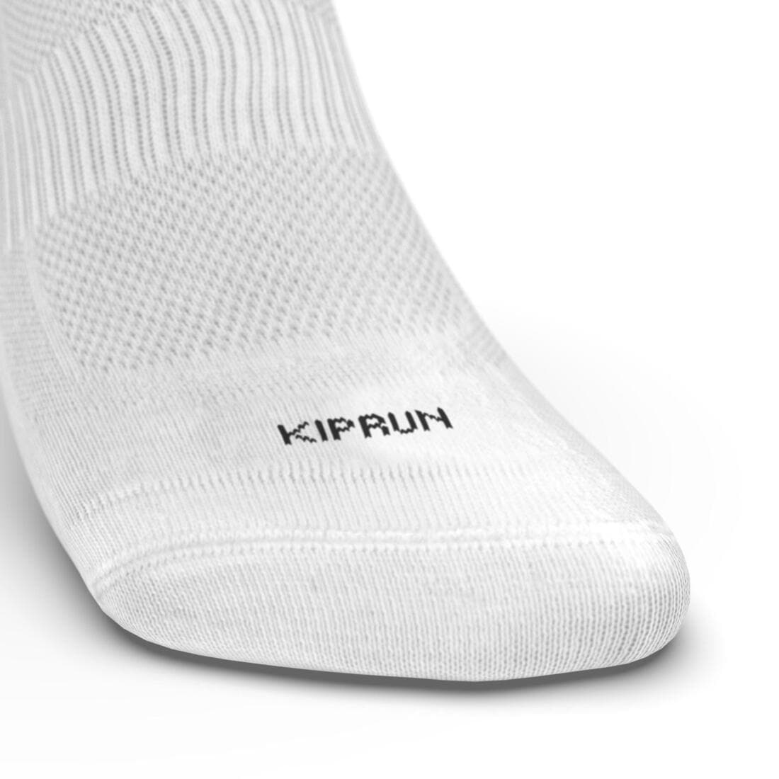 CHAUSSETTES DE RUNNING RUN100 BLANCHE x3