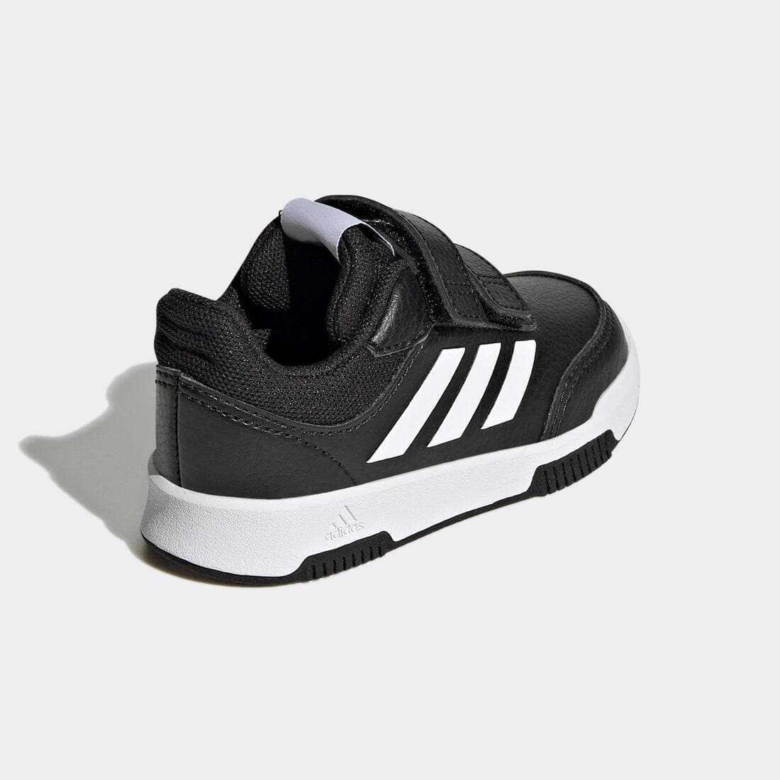 Baskets à scratch bébé - ADIDAS TENSAUR noir/blanc