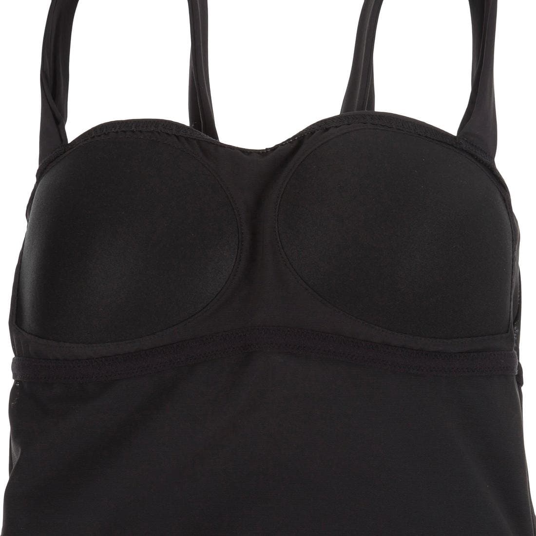 Maillot de bain 1 pièce femme gainant à effet ventre plat DORA NOIR