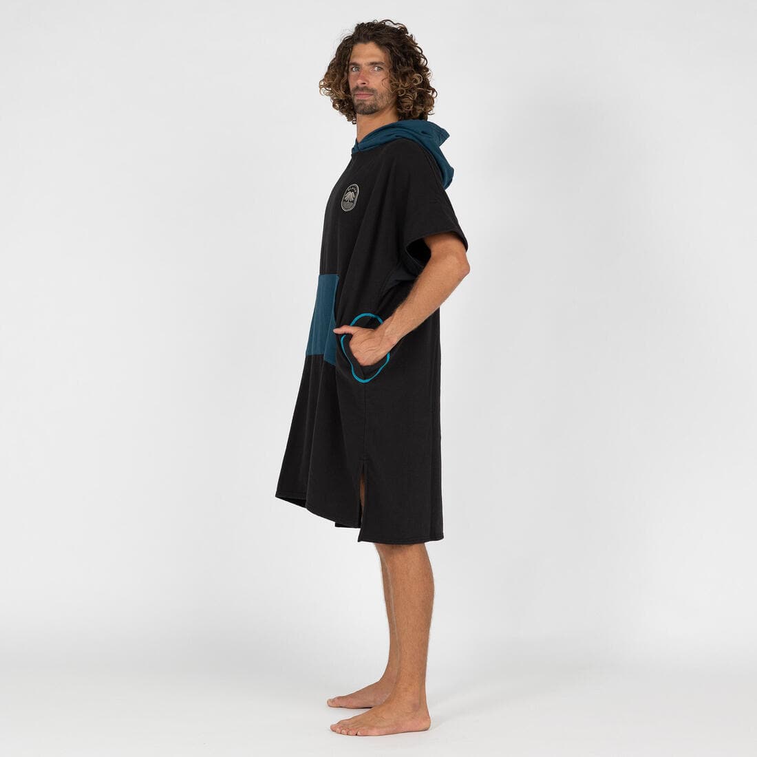 Poncho surf Adulte - 500 sable