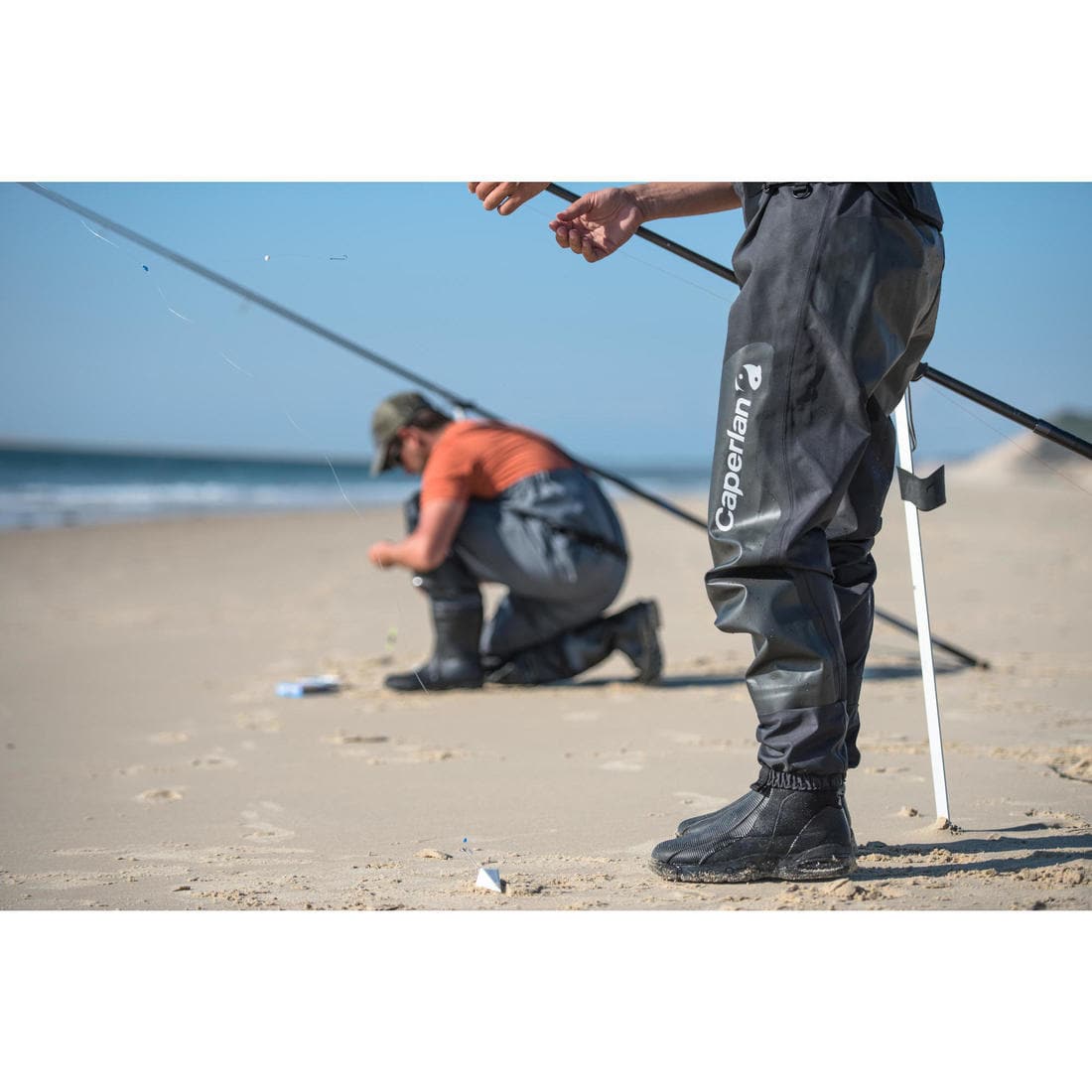 Bas de ligne de pêche en surfcasting RL SURF HOLEBEAD x1 2H N°6