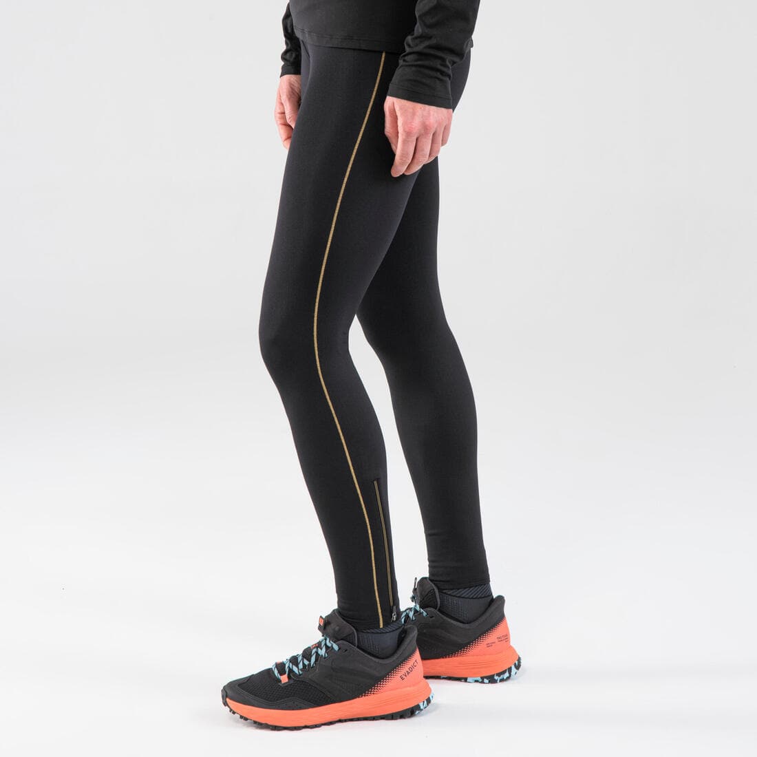 Legging de trail running avec portage Femme - KIPRUN Run 900 Carrying Noir