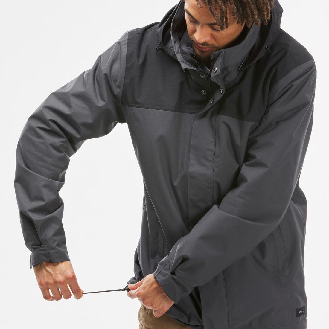 Veste 3en1 imperméable de randonnée - SH100 0°C - Homme