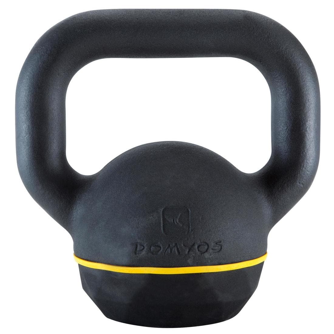 Kettlebell en fonte et base caoutchouc - 12 kg