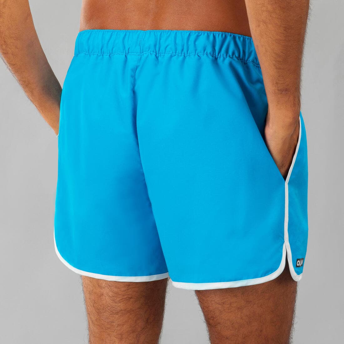 Surf boardshort court 100 SUNSTRIPE GREEN